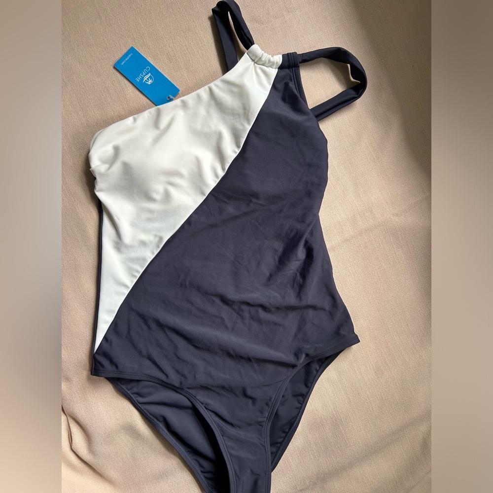 Cupshe womens color block one piece swim suit